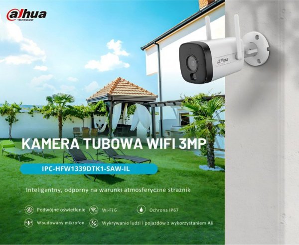 Kamera IP Dahua IPC-HFW1339DTK1-SAW-IL-0280B