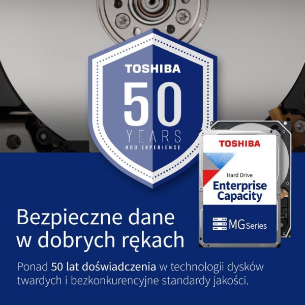 Dysk HDD Toshiba Enterprise MG Series 10TB MG10ADA10TE