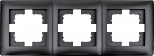 Ramka potrójna czarna WESA LC-49C