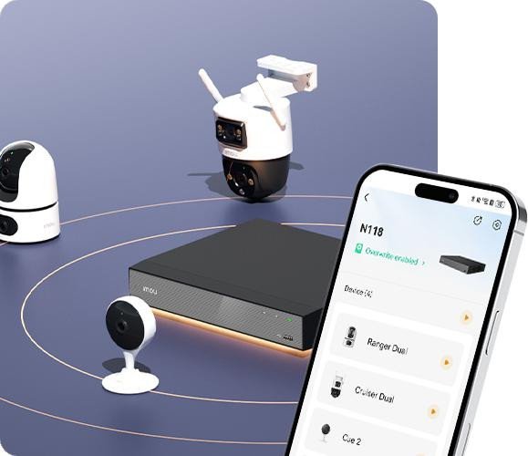 Rejestrator IP Imou NVR-N110-8A0E-P 10- kanałowy