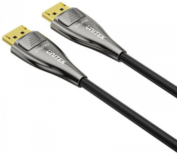 Unitek Kabel światłowodowy 8K Display Port 2.1 20m
