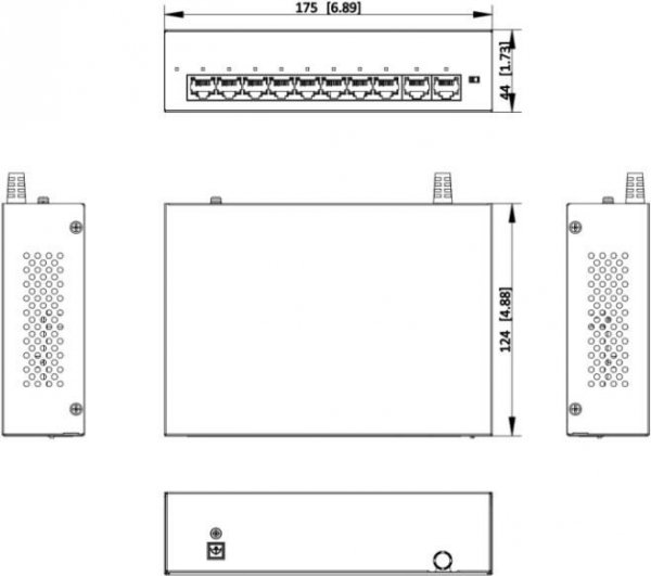 Switch Hikvision DS-XS10-P