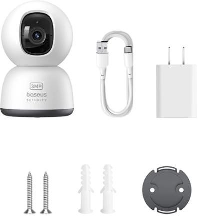 Kamera Baseus Security P1 Lite 2K (wersja EU) – biała S0TV002132