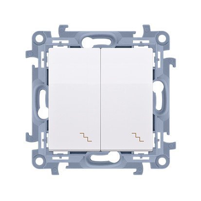 KONTAKT SIMON 10 MODUŁ BIAŁY ŁĄCZNIK UNIWERSALNY 2X ZACISKI ŚRUBOWE 10AX 250V