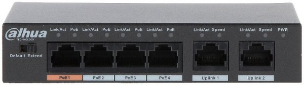Zestaw monitoringu IP DAHUA 6 kamer IPC-HDW1439V-A-IL 4Mpx