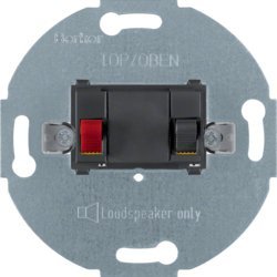 ONE PLATFORM MODUŁ ANTRACYT GNIAZDO GŁOŚNIKOWE HI-FI 1X STEREO