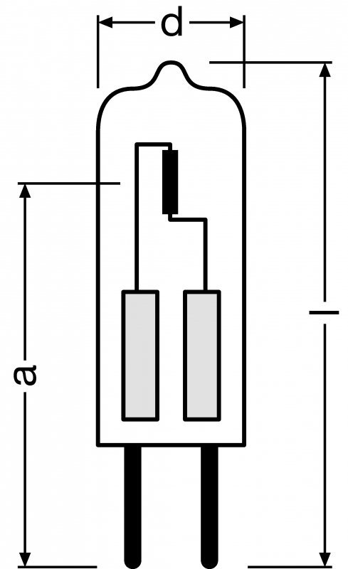 HALOSTAR OVEN ŻARÓWKA HALOGENOWA 20W G4 12V PRZEZROCZYSTA DO PIEKARNIKÓW 300ST C WW 2800K 320LM