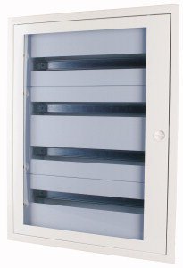 BF-UT-4/ 96-P ROZDZIELNIA METALOWA PT 96M 4X 24M N+PE IP30 800X610X165 DRZWI TRANSPARENTNE BIAŁY