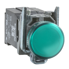 Schneider Electric Harmony XB4 Lampka sygnalizacyjna z zieloną LED 24V, XB4BVB3