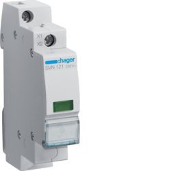 SVN121 LAMPKA SYGNALIZACYJNA MODUŁOWA 1X LED 1M 230V AC ZIELONY
