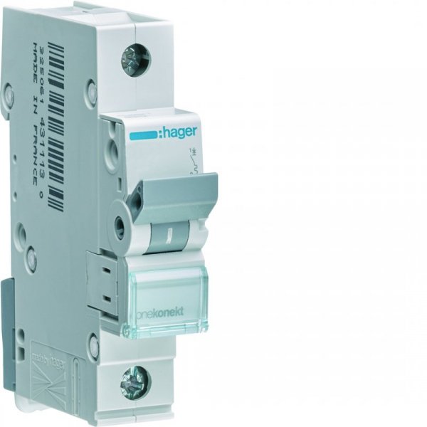 MBN120E WYŁĄCZNIK NADPRĄDOWY B 20A 1P 1M 6KA