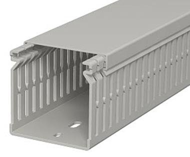 LK4 N 60060 KORYTKO GRZEBIENIOWE PERFOROWANE H60 W60 2M SZARY Z PRZETŁOCZENIEM