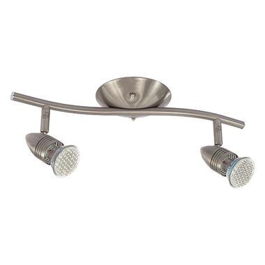 MOLI EL-21 CHROM SATYNOWY OPRAWA ŚCIENNO-SUFITOWA 2X GU10/ 50W IP20 BLACHA STAL