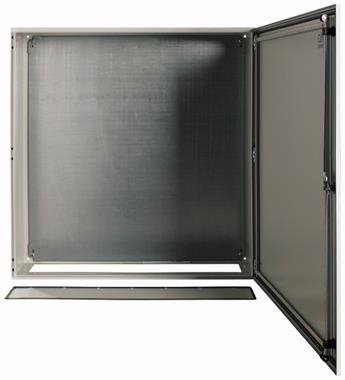 CS1010/300 OBUDOWA METALOWA NT 1000X1000X300 DRZWI PEŁNE Z PŁYTĄ IP65 SZARY