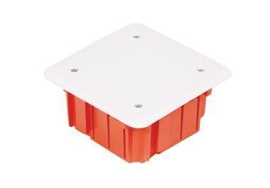 PUSZKA INSTALACYJNA PT 105X105X50 WIECZKO BIAŁE CEGLASTY INSTALL-BOX IP40