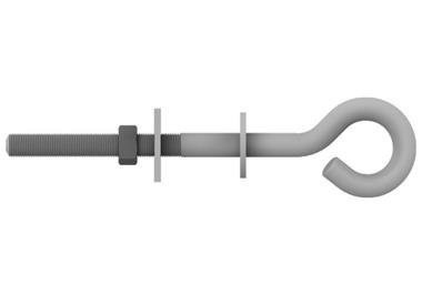 AN-100E/OG/ ŚRUBA HAKOWA M16X350 OCYNKOWANE OGNIOWO