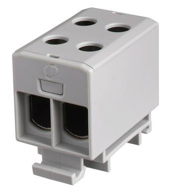 ZŁĄCZKA SZYNOWA PRZELOTOWA 2X AL/CU 1.5-50.0MM2 1000V ZACISK UNIWERSALNY SZARY