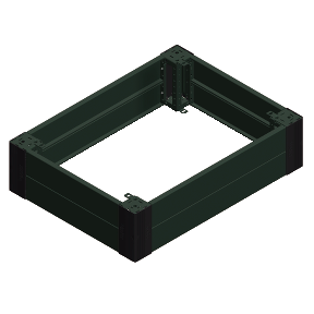 Schneider Electric Spacial Przód i tył cokołu do SF, SM 100x 800mm, NSYSPF8100