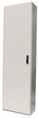 BP-F-800/17/3-P OBUDOWA METALOWA STOJĄCA 1760X800X300 DRZWI PEŁNE DŹWIGNIA IP30 SZARY