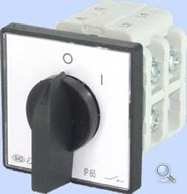 ŁUK 16-12 0-1 ŁĄCZNIK KRZYWKOWY B/O 16A IP65