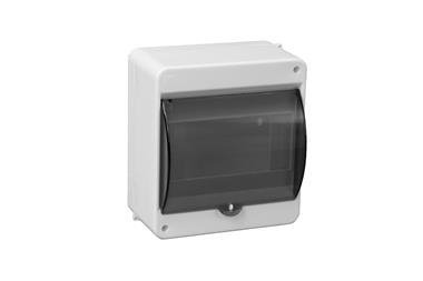 S-6 ROZDZIELNIA PLASTIKOWA NT 6M 1X 6M N+PE IP40 140X130X66 DRZWI DYMNE BIAŁY