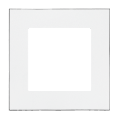 SIMON 55 DUO BIAŁY/ CHROM RAMKA 1X