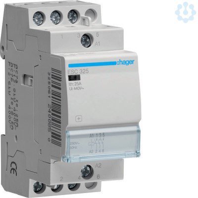 ESC325 STYCZNIK MODUŁOWY 25A 3Z 2M 230V AC