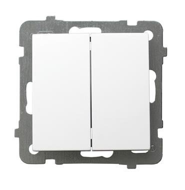 AS MODUŁ BIAŁY ŁĄCZNIK SERYJNY ZACISKI ŚRUBOWE 10AX 250V
