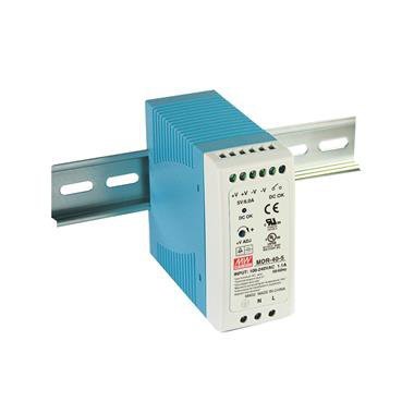 MDR ZASILACZ NA SZYNĘ DIN  40W 1.74A 85-264V AC - 120-370V DC / 24V DC