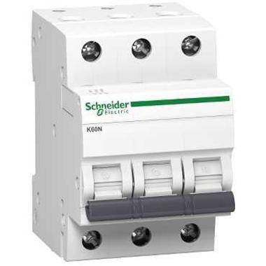 Schneider Electric Wyłącznik nadprądowy K60 K60N-B6-3 B 6A 3-biegunowy, A9K01306