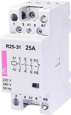 R 25-31 STYCZNIK MODUŁOWY 25A 3Z+1R 2M 230V AC ETICON