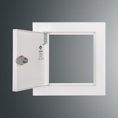 SP DRZWI REWIZYJNE  150X150 ZAMEK BIAŁE