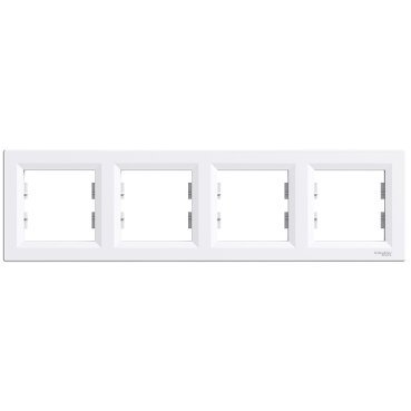 Schneider Electric Asfora, ramka 4-krotna, pozioma, biały, EPH5800421