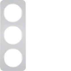 R.1 ALUMINIUM/ BIAŁY METAL RAMKA 3X
