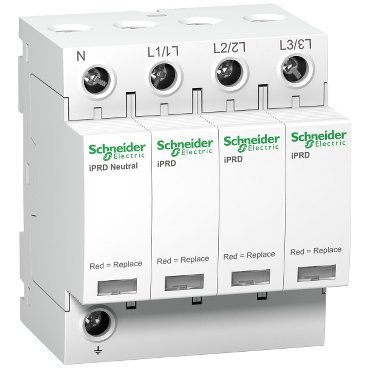 Schneider Electric Ogranicznik przepięć Acti9 iPRD40-T2-3N 3+1-biegunowy Typ2 40 kA, A9L40600