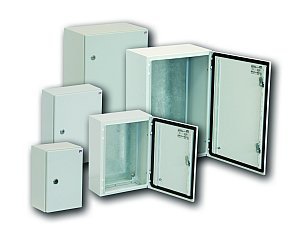 GT 60-80-30 OBUDOWA METALOWA NT 600X800X300 DRZWI PEŁNE Z PŁYTĄ IP66 IK10 SZARY ETIBOX