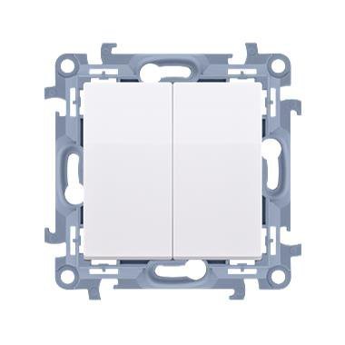SIMON 10 MODUŁ BIAŁY ŁĄCZNIK SERYJNY SAMOZACISKI 10AX 250V