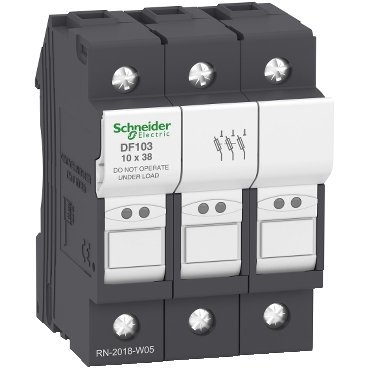 Schneider Electric Odłącznik bezpiecznikowy 10x38mm 32A 3P, DF103