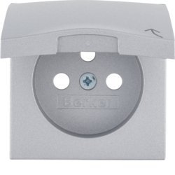 B.KWADRAT/B.7 MODUŁ ALUMINIUM MAT PŁYTKA DO GNIAZD 1X Z/U Z KLAPKĄ ONE PLATFORM