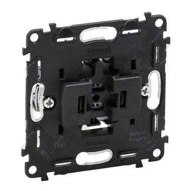 VALENA ALLURE MECHANIZM PRZYCISK 1X 1P Z MOŻLIWOŚCIA PODŚWIETLANIA ZACISKI SPRĘŻYNOWE 6A 250V