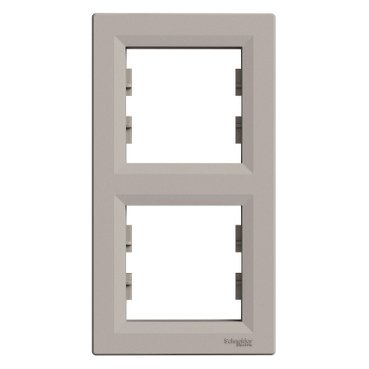 Schneider Electric Asfora, ramka 2-krotna, pionowa, brąz, EPH5810269