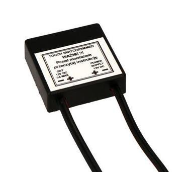 WDM-1 STEROWNIK LED DOTYKOWY ZE ŚCIEMNIACZEM POD PŁYTĘ 10-30MM 12V/24V DC MAX 60W IP40