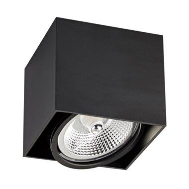 BOX2 CZARNY OPRAWA SUFITOWA NT SPOT 1X GU10/ ES111/ 15W IP20 ALUMINIUM/ METAL