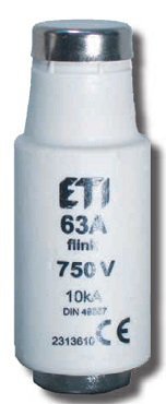 BIWTS DIII DZ GF WKŁADKA TOPIKOWA SZYBKA  35A E33 750V