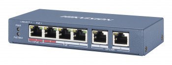 SWITCH POE/ZASILACZ DS-3E0106HP-E 6-PORTOWY POE HIKVISION