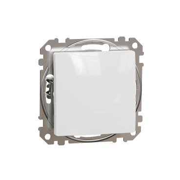 Schneider Electric, Sedna Design & Elements, Przycisk  1-biegunowy, biały, SDD111111
