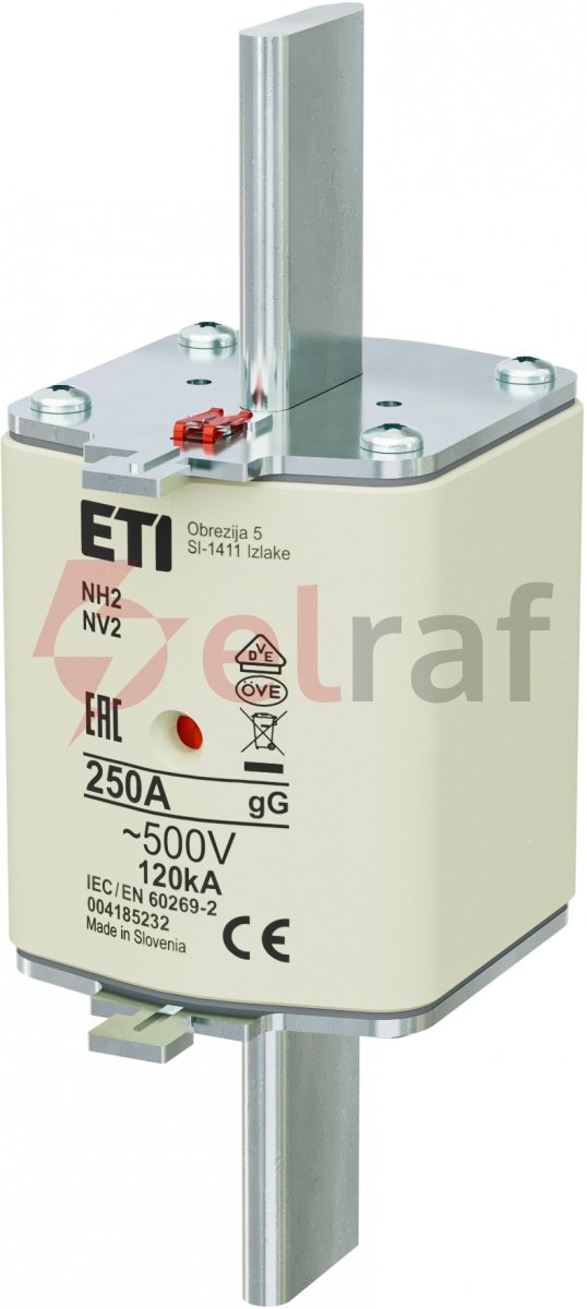 Wkładka bezpiecznikowa NH2 250A gG 500V 004185232