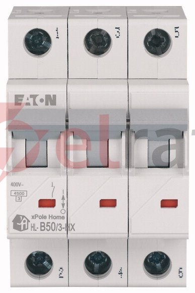 Wyłącznik nadprądowy 3P B 50A 6kA AC xPole Home HN-B50/3 194886