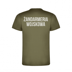 Żandarmeria Wojskowa napis koszulka bawełniana