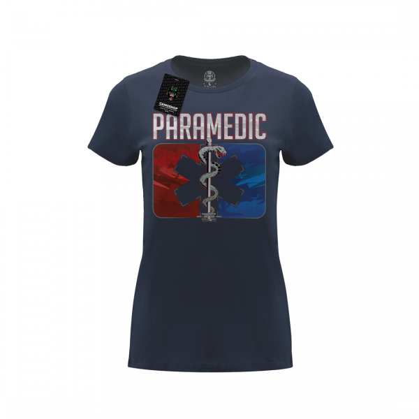 Paramedic angry snake koszulka damska bawełniana